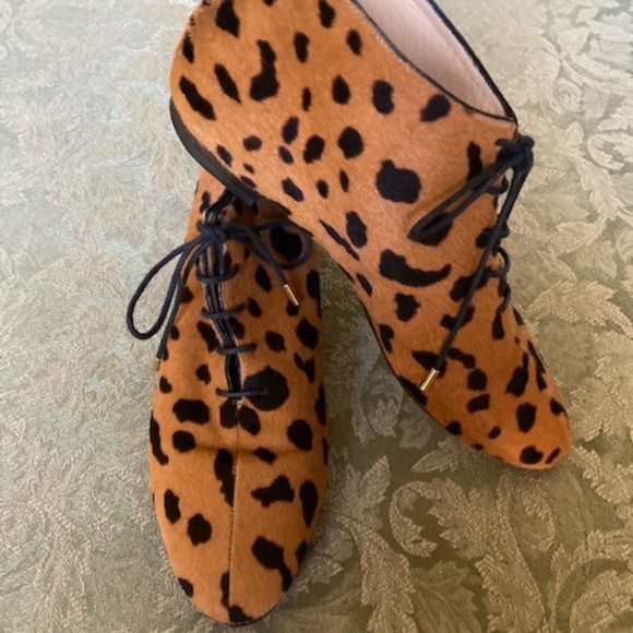 Charlotte Olympia Leopard Print Ankle Boots - Picture 2 of 10